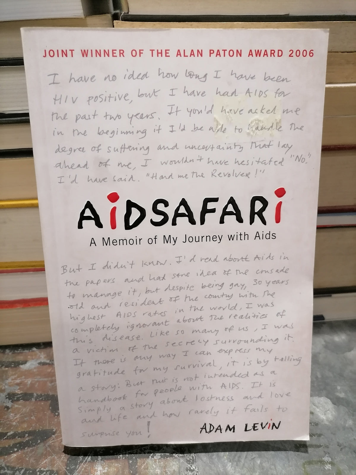 Aidsafari, by Adam Levin (used)
