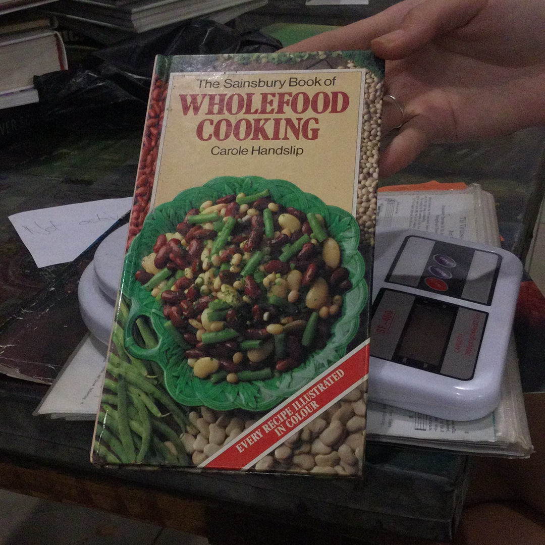 Wholefood cooking, by Carole Handslip (used, hardcover)