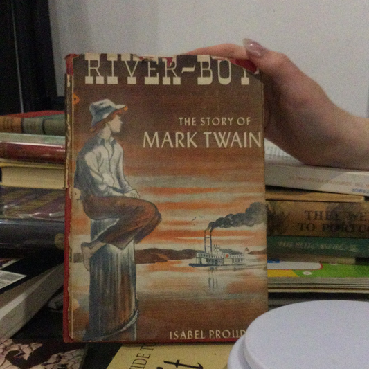 River-boy: Câu chuyện về Mark Twain, của Isabel Proudfit (đã qua sử dụng, bìa cứng)