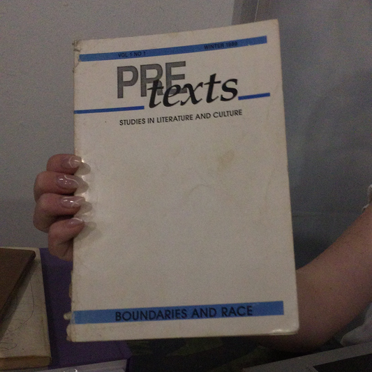 Pre texts: Studies in Literature and Culture (used)