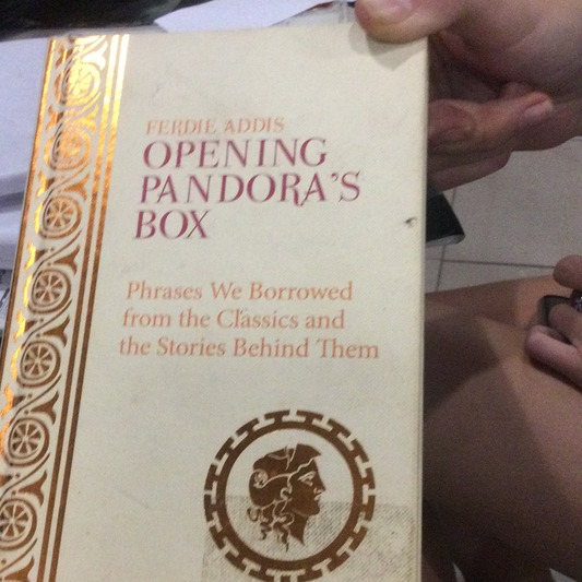 Opening Pandora’s box, by Ferdie Addis (used, hardcover)