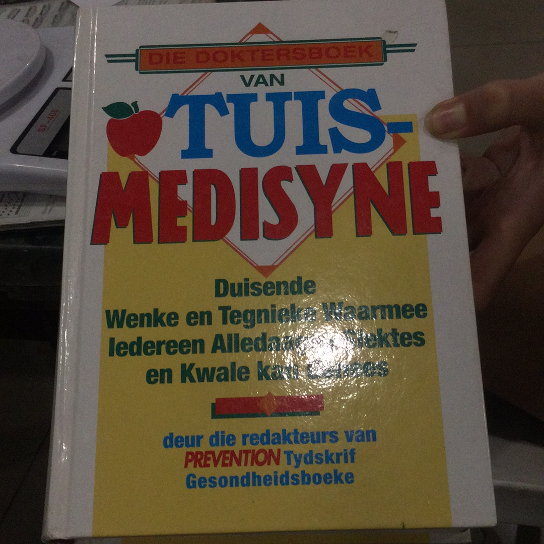 Van tuis medisyne (Afrikaans, hardcover, used)