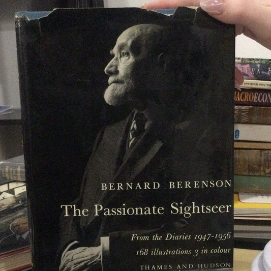 Người ngắm cảnh đầy nhiệt huyết, của Bernard Berenson (bìa cứng, đã qua sử dụng)