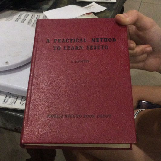 A practical method to learn sesuto, by E. Jacottet