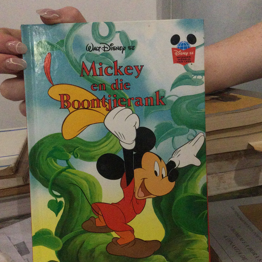 Mickey en die boontjierank (đã qua sử dụng, tiếng Nam Phi)